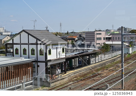 新所原駅（天竜浜名湖鉄道）のプラットホーム 125036943