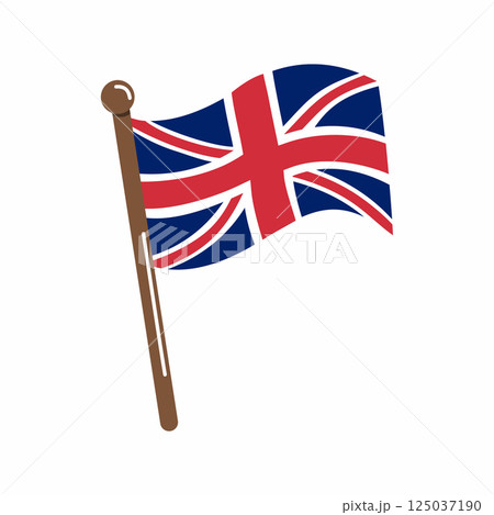 flag of Great Britain on white background flag of Great Britain on white background 125037190