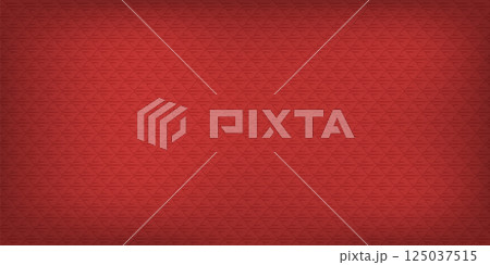 Vector snake pattern. Red dragon scale. Fish texture. Red skin background of reptile mermaid lizard. Oriental monster skin print 125037515