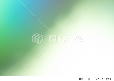 グリーン系ラインアートイメージ　(写真素材) 125038364