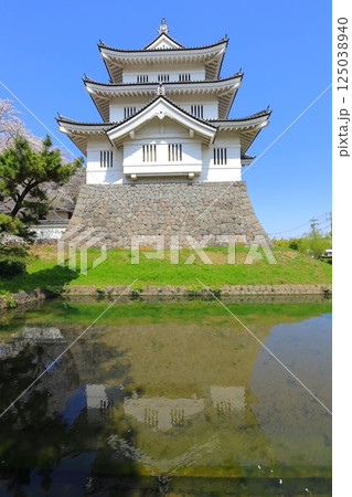 埼玉県 忍城　～満開の桜に彩られる天守～ 125038940