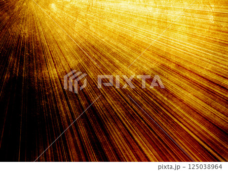 黄色い放射状の線 光の筋(背景素材) 暗い 黄色い放射状の線 光の筋(背景素材) 暗い 125038964