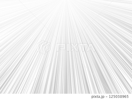 グレーの放射状の線 光の筋(背景素材) 明るい グレーの放射状の線 光の筋(背景素材) 明るい 125038965