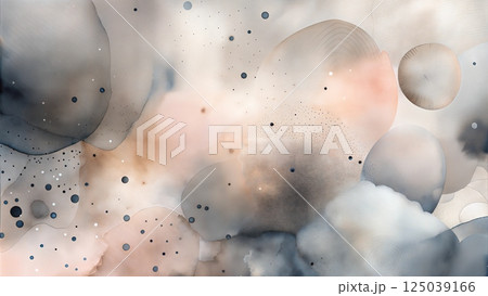 A mesmerizing abstract composition with fluid shapes and soft colors creating a dreamy and ethereal visual experience 125039166
