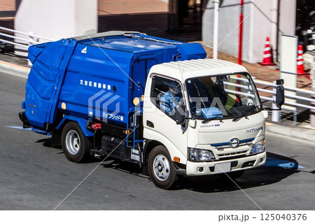 清掃車 ゴミ収集車 清掃車 ゴミ収集車 125040376