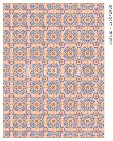 Decorative arabesque and ornamental mandala background set isolated vector Decorative arabesque and ornamental mandala background set isolated vector 125042460