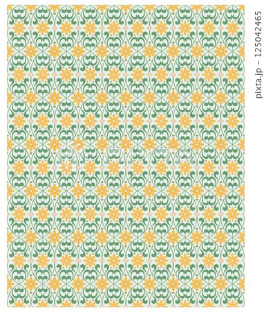 Decorative arabesque and ornamental mandala background set isolated vector 125042465