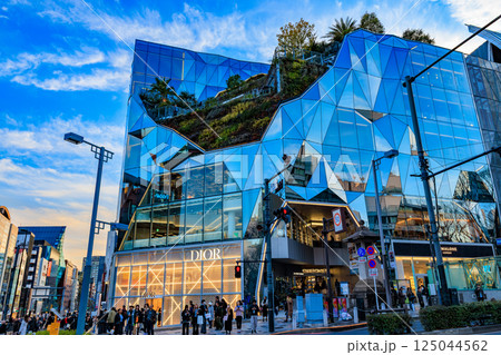 東京 渋谷区の都市風景 神宮前交差点 東急プラザ原宿「ハラカド」 東京 渋谷区の都市風景 神宮前交差点 東急プラザ原宿「ハラカド」 125044562