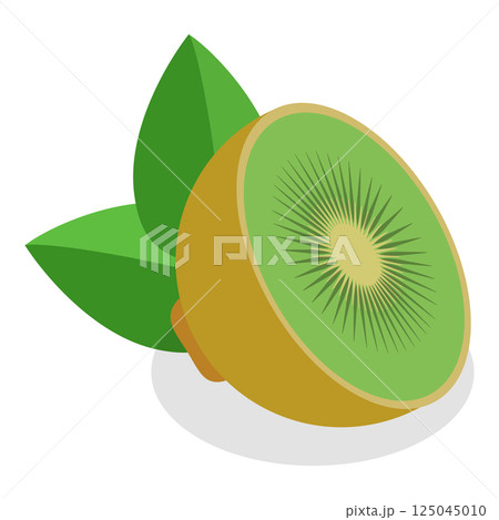 3D Isometric Flat Vector Set of Fruits, Tasty and Healthy Nutrition. Item 8 3D Isometric Flat Vector Set of Fruits, Tasty and Healthy Nutrition. Item 8 125045010