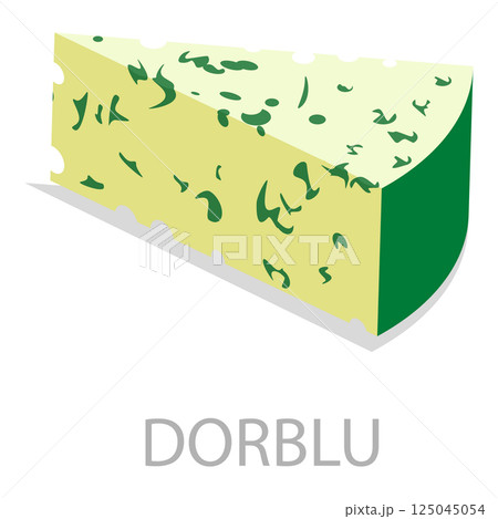3D Isometric Flat Vector Set of Different Cheese Types, Brie, Mozzarella, Parmesan, Camembert etc.. Item 7 3D Isometric Flat Vector Set of Different Cheese Types, Brie, Mozzarella, Parmesan, Camembert etc.. Item 7 125045054