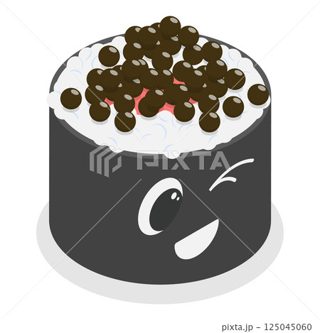 3D Isometric Flat Vector Set of Various Sushi, Rolls and Nigiri Funny Characters, Japanese Traditional Cuisine. Item 3 3D Isometric Flat Vector Set of Various Sushi, Rolls and Nigiri Funny Characters, Japanese Traditional Cuisine. Item 3 125045060