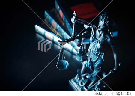 Law and justice symbol. Legal concept Law and justice symbol. Legal concept 125045103