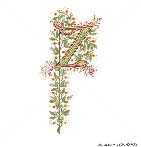 Art Cinderella Initial Caps Font Capital Letter Z vector design Art Cinderella Initial Caps Font Capital Letter Z vector design 125045409