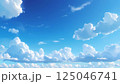 青空と白い雲 125046741