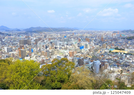 松山市街(松山城天守閣より) 松山市街(松山城天守閣より) 125047409