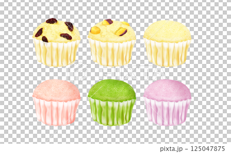 蒸しパン　カップケーキ　6フレーバー　 125047875
