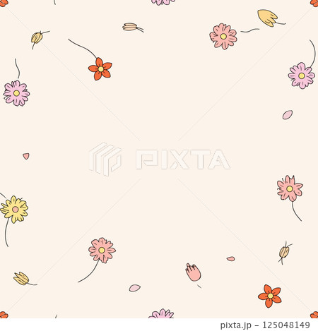 Floral Pattern Background 125048149