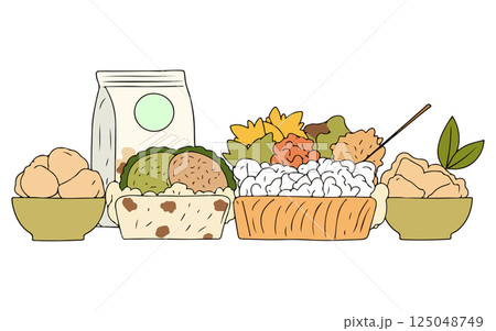 Bento Box Arrangement 125048749