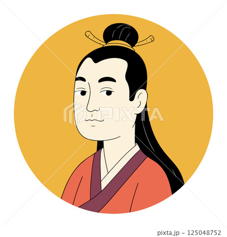Ancient Chinese Man Portrait 125048752