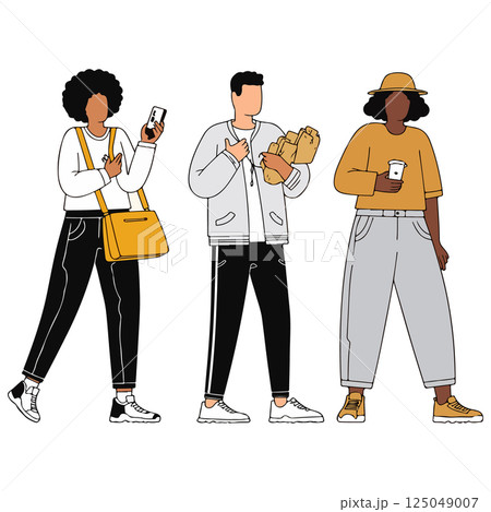 Diverse People Illustration 125049007