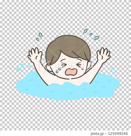A drowning boy 125049248