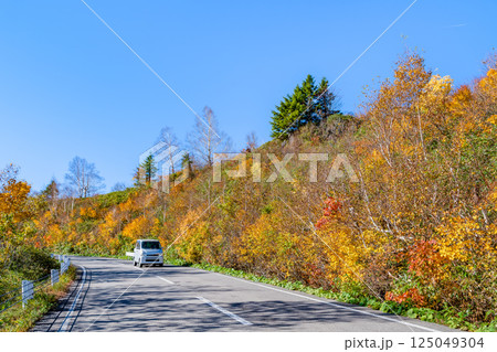 紅葉に染まる八幡平 ~八幡平アスピーテライン~ 紅葉に染まる八幡平 ~八幡平アスピーテライン~ 125049304
