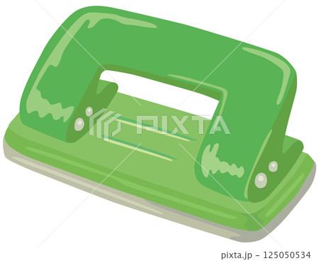穴あけパンチのイラスト ベクター素材 125050534