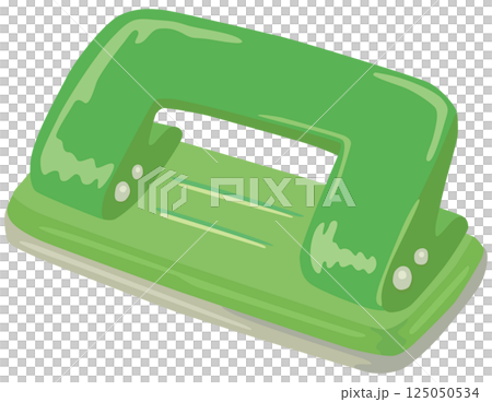 穴あけパンチのイラスト ベクター素材 125050534