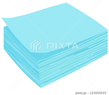 付箋のイラスト ベクター素材 125050535