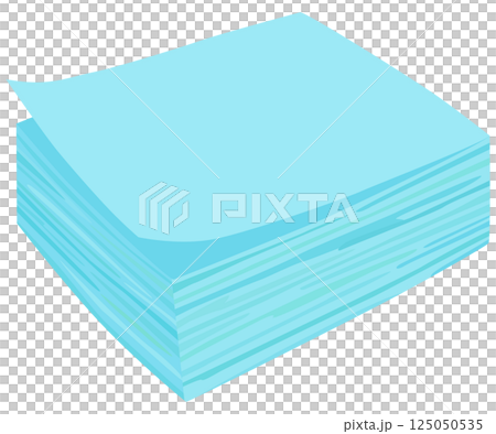 付箋のイラスト ベクター素材 125050535