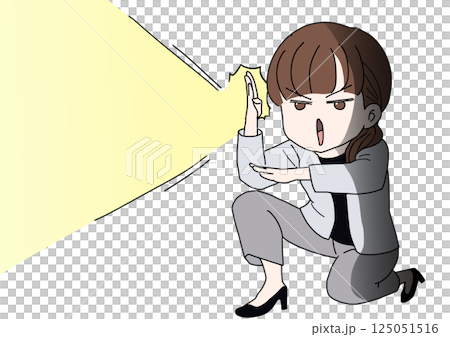 ビームを出すビジネスウーマン. ビームを出すビジネスウーマン. 125051516