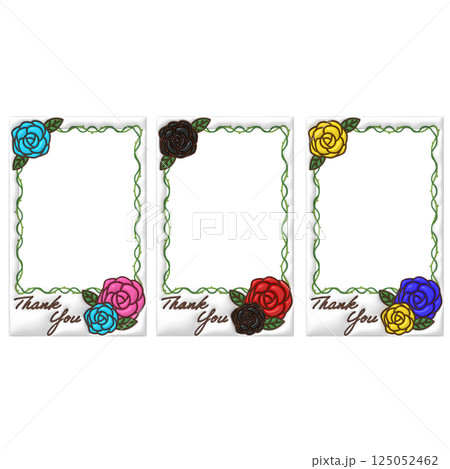 メッセージカード ぷっくり デコレーション フレーム カラーバリエーション メッセージカード ぷっくり デコレーション フレーム カラーバリエーション 125052462