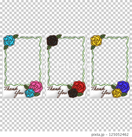 メッセージカード ぷっくり デコレーション フレーム カラーバリエーション メッセージカード ぷっくり デコレーション フレーム カラーバリエーション 125052462
