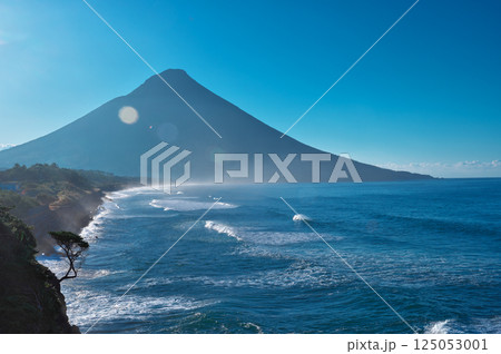 瀬平自然公園から望む開聞岳 125053001