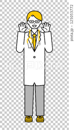 全身pose_簡單醫生男09 125053772