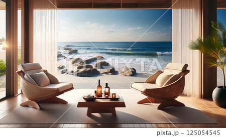 リゾートスパのイメージ、アロマセラピー 125054545