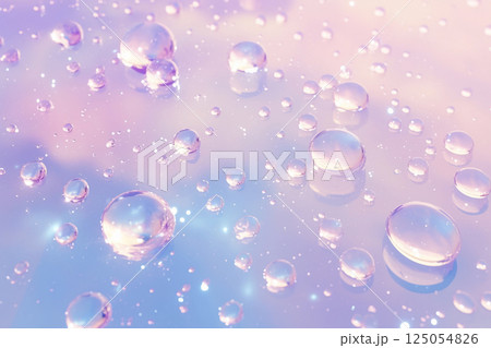 抽象的な水滴の背景　AI画像 125054826