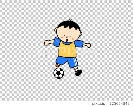 Children playing soccer 125054842