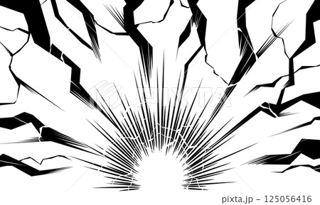 エネルギー放出のイラスト 125056416