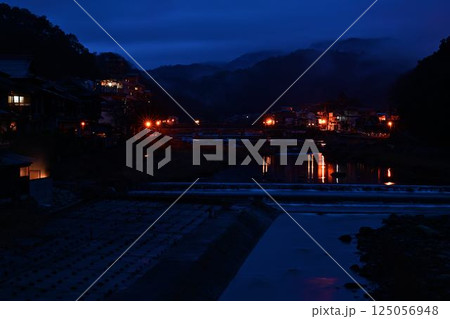 三朝温泉の景色 三朝温泉の景色 125056948