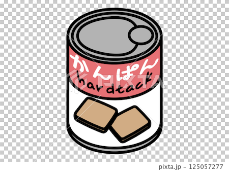 Illustration of a can of dry bread Illustration of a can of dry bread 125057277