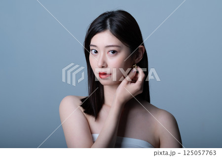 日本人女性のビューティーイメージ 125057763
