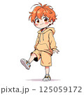 男の子のイラスト　 125059172