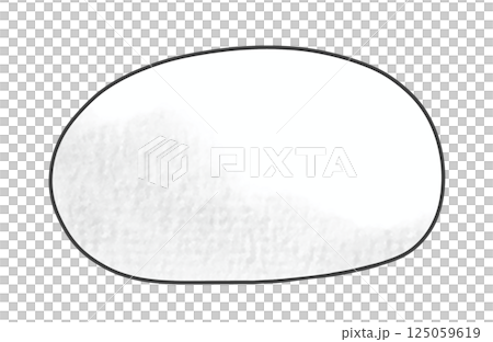 Loose and simple white daifuku analog style Loose and simple white daifuku analog style 125059619