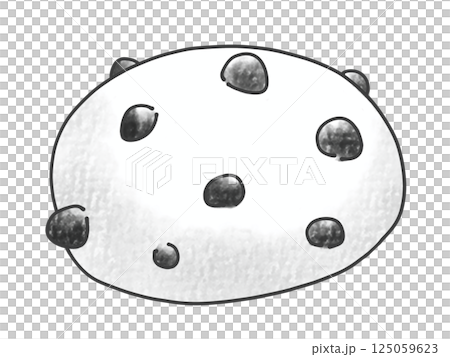 Loose and simple salted bean daifuku analog style Loose and simple salted bean daifuku analog style 125059623