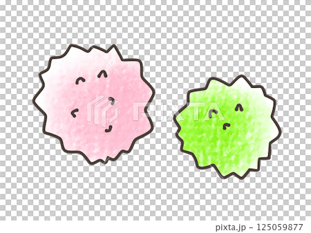 ゆるめシンプルこんぺいとう　アナログ風 125059877