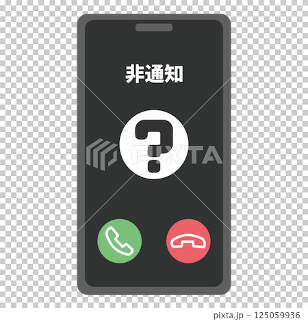 Anonymous call smartphone 125059936