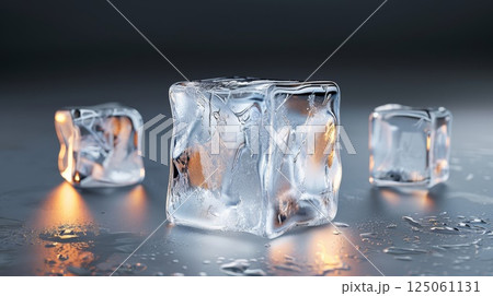 透き通った氷 125061131