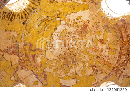 Qusayr Amra, Jordan frescoes of desert castle Qusayr Amra, Jordan frescoes of desert castle 125061220