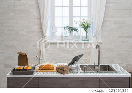 パウンドケーキを作る 125061552